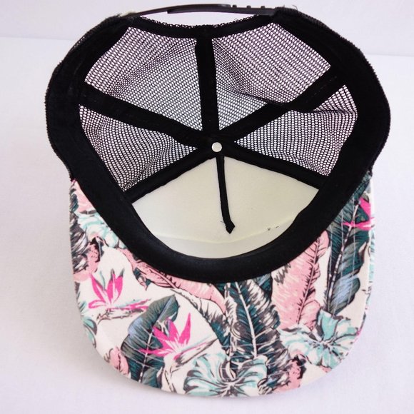 Vans Off The Wall Palm Leaves Trucker Snapback Baseball Cap Hat - Picture 7 of 7